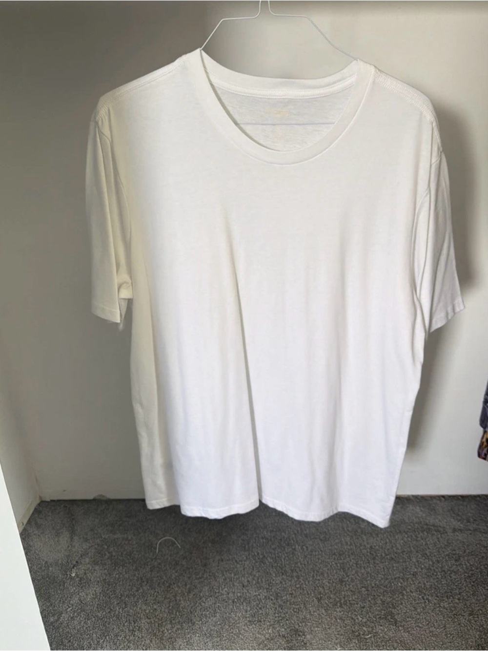 Highland Men’s Short Sleeve Crewneck Tee Shirt White Size XL NEW